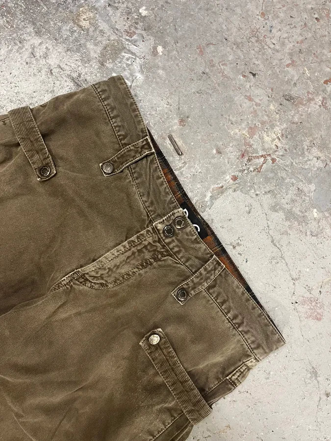 AW2004 Dolce & Gabbana Olive Cargo Utility Pants (S/M) 11