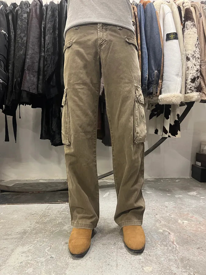 AW2004 Dolce & Gabbana Olive Cargo Utility Pants (S/M) 3