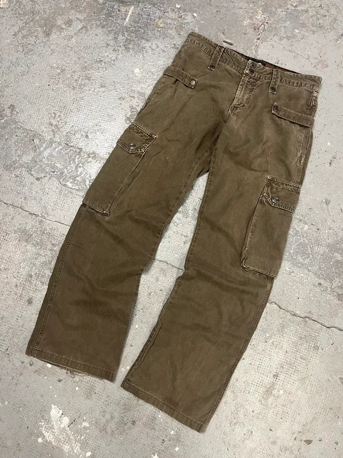 AW2004 Dolce & Gabbana Olive Cargo Utility Pants (S/M) 5