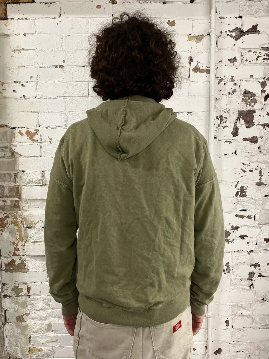 AW2004 Dolce & Gabbana Poem Rider Khaki Zip-Up Hoodie cvZPRMQ 2