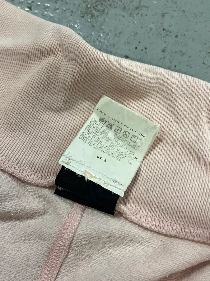AW2004 Dolce & Gabbana Propaganda Logo Pink Zip-Up Sweater eOPAXpv 11