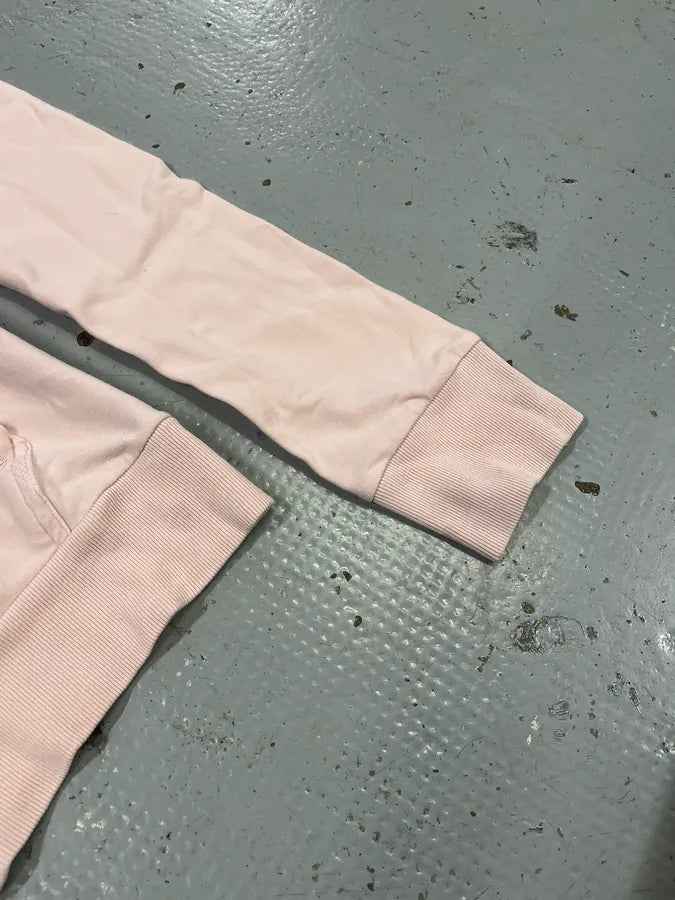 AW2004 Dolce & Gabbana Propaganda Logo Pink Zip-Up Sweater eOPAXpv 6