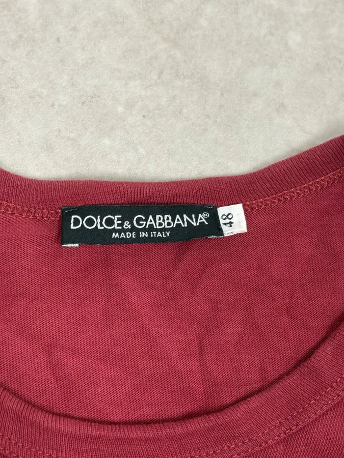 AW2004 Dolce & Gabbana Red White Tiger T-Shirt psoeOtu 9