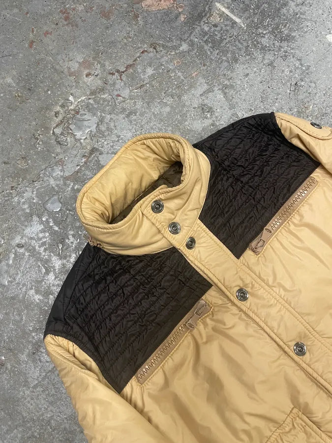 AW2004 Dolce & Gabbana Utility Beige Army Puffer Jacket TmGaZpT 4