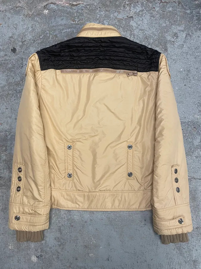 AW2004 Dolce & Gabbana Utility Beige Army Puffer Jacket TmGaZpT 5