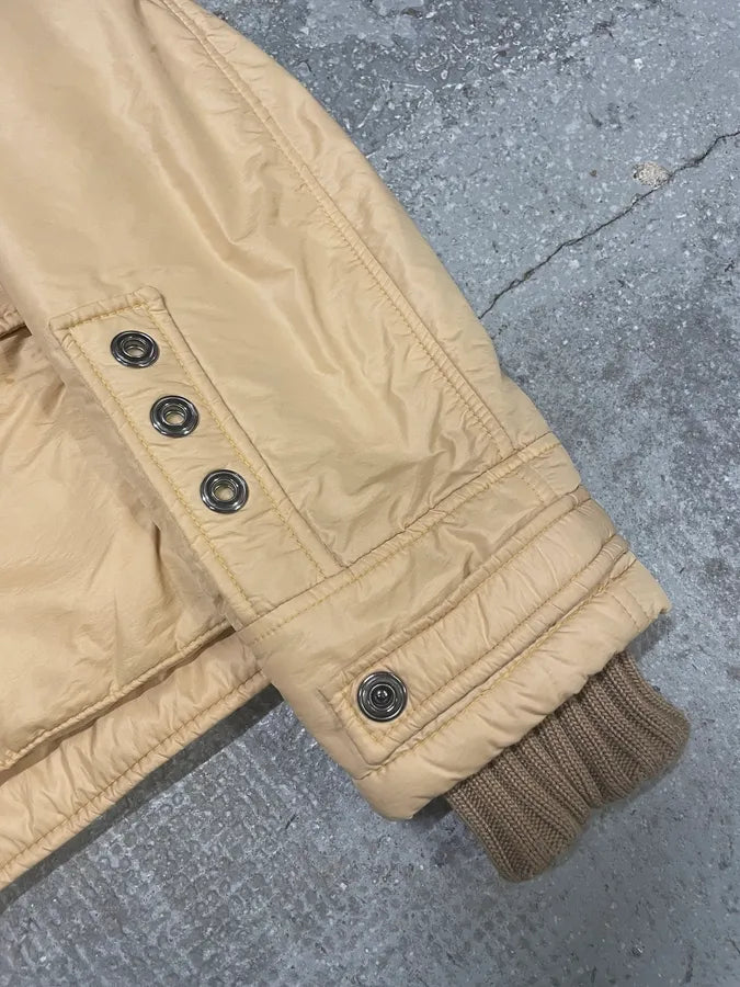 AW2004 Dolce & Gabbana Utility Beige Army Puffer Jacket TmGaZpT 7