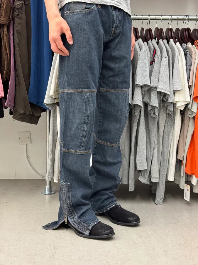 AW2004 Dolce & Gabbana Utility Blue Denim Jeans rJWmvMb 2