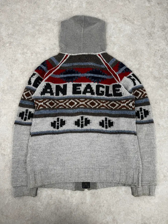 AW2004 Dolce & Gabbana Winter Grey Wool Zip-up Hoodie wHPFDEw 4