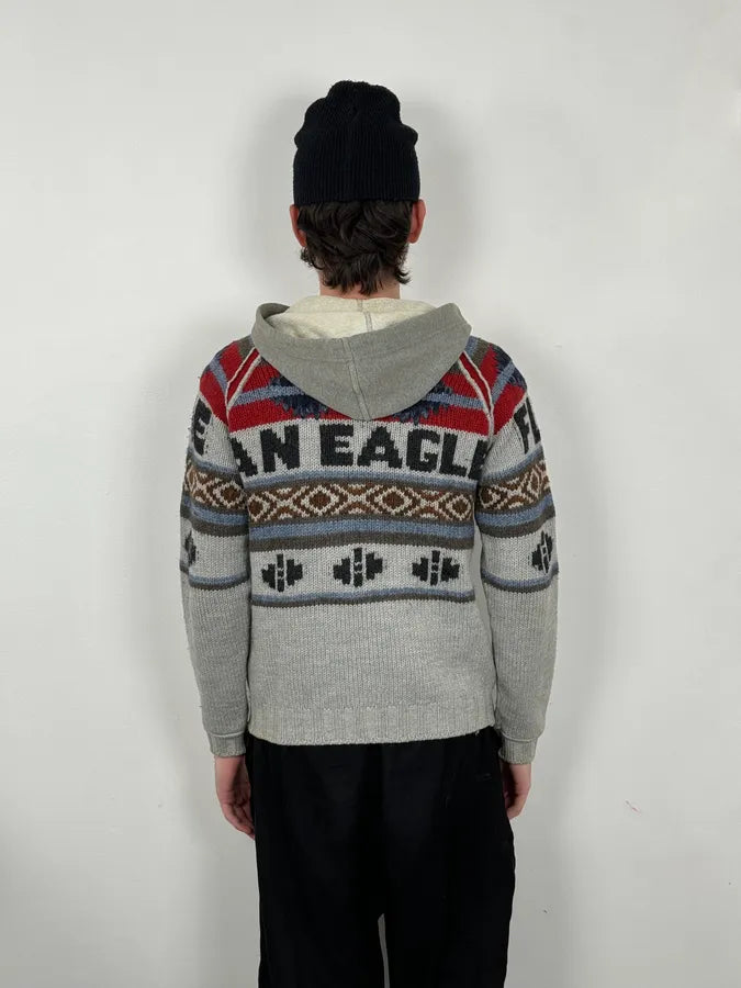 AW2004 Dolce & Gabbana Winter Grey Wool Zip-up Hoodie wHPFDEw 3