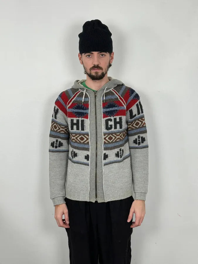 AW2004 Dolce & Gabbana Winter Grey Wool Zip-up Hoodie wHPFDEw 2