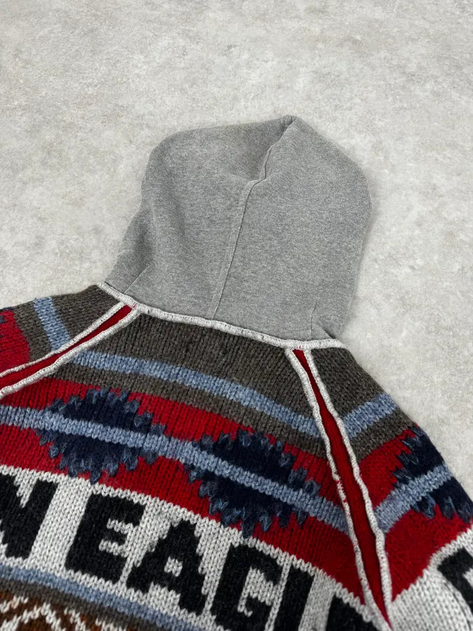 AW2004 Dolce & Gabbana Winter Grey Wool Zip-up Hoodie wHPFDEw 7