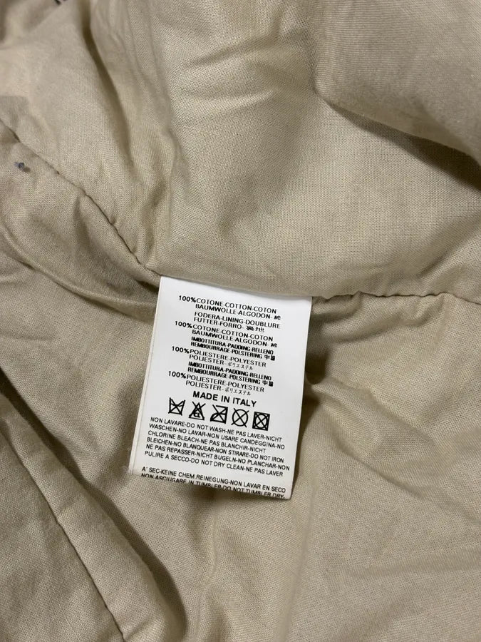 AW2004 Dsquared2 Hybrid Brown Leather & Corduroy Trench Coat ypIDHUx 9