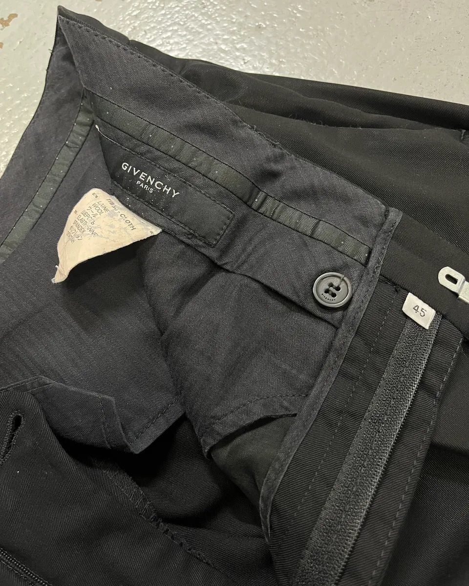 AW2004 Givenchy Black Classy Tailored Pants SarMyHK 9