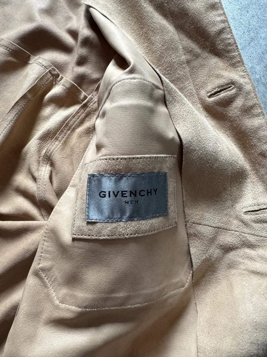 AW2004 Givenchy Camel Leather Shirt cLoloyL 8