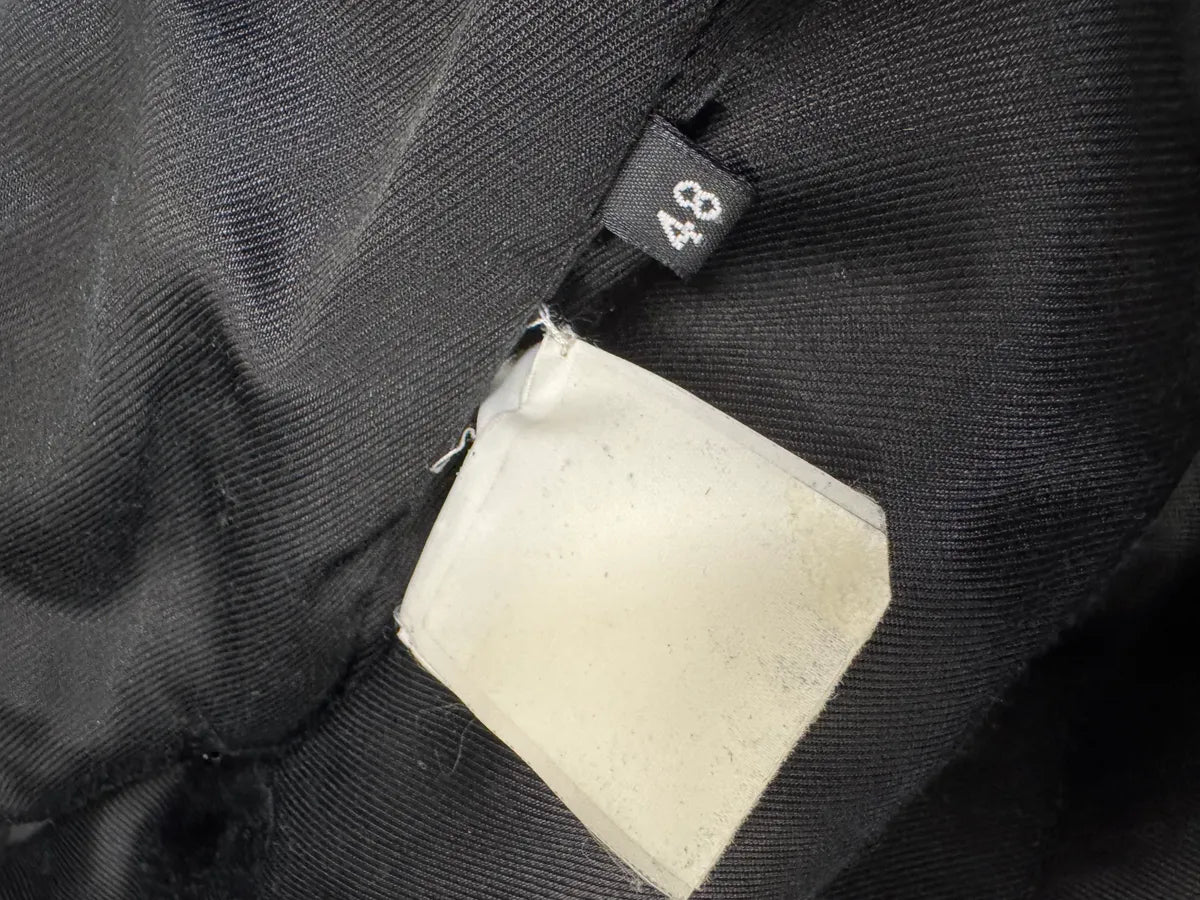 AW2004 Gucci Black Pony Hair Brown Fur Leather Jacket (S) 12