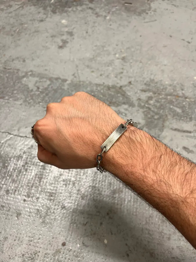 AW2004 Gucci Catena Grey Chain Bracelet UtVChfi 0