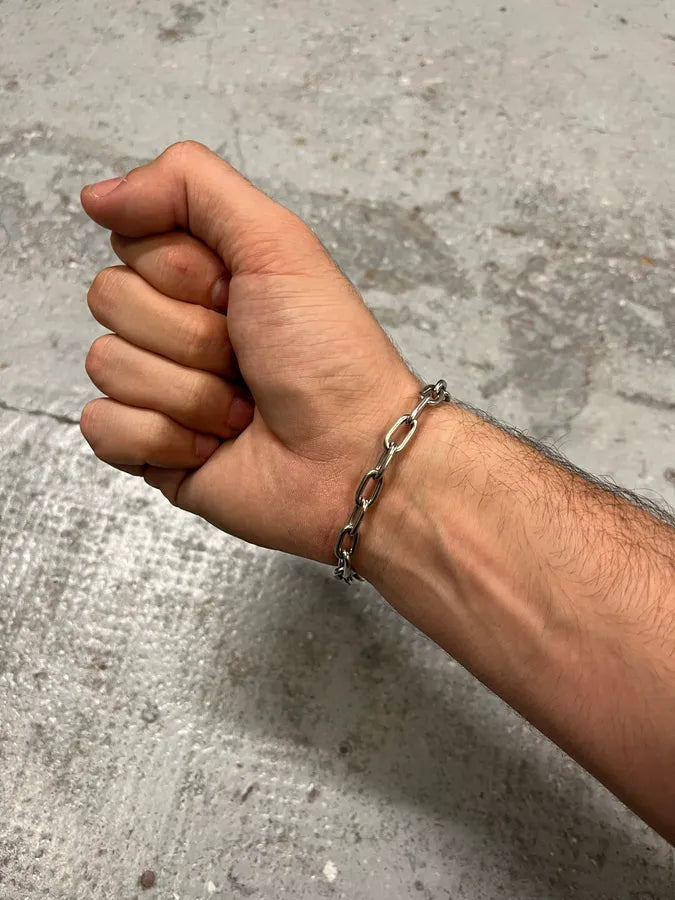 AW2004 Gucci Catena Grey Chain Bracelet UtVChfi 1