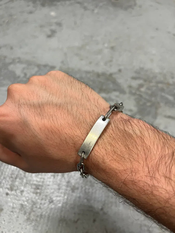 AW2004 Gucci Catena Grey Chain Bracelet UtVChfi 3