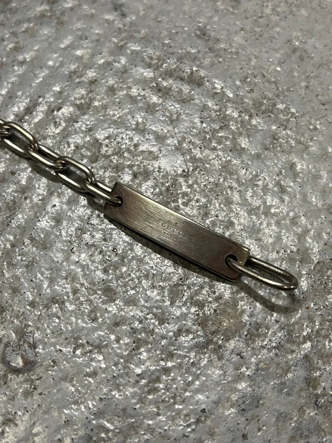 AW2004 Gucci Catena Grey Chain Bracelet UtVChfi 5