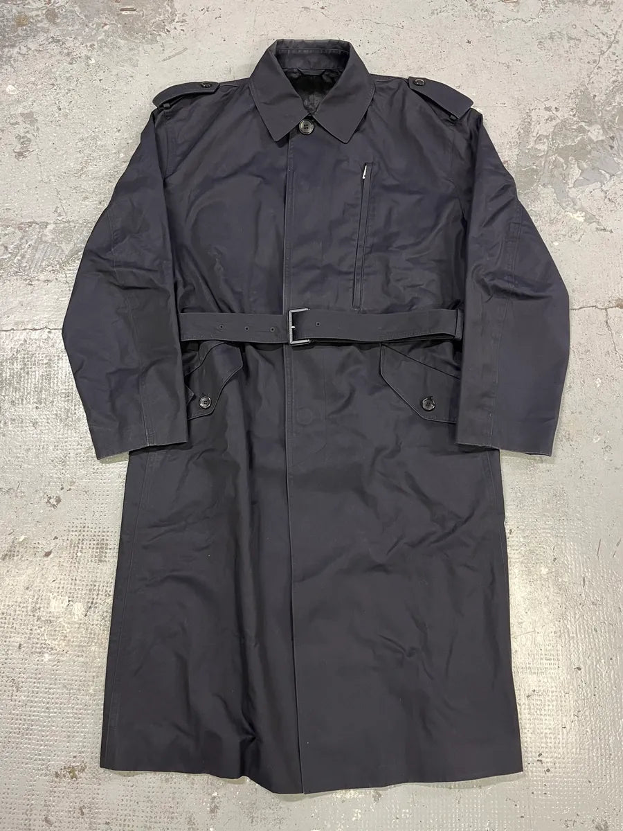 AW2004 Louis Vuitton Navy Belted Trench Jacket by Marc Jacobs TMTSUAW 0