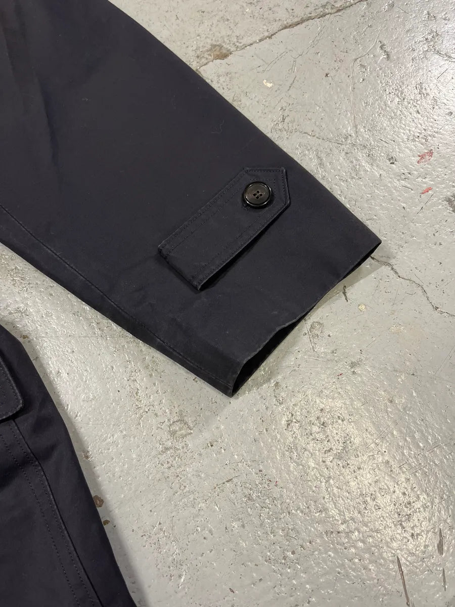 AW2004 Louis Vuitton Navy Belted Trench Jacket by Marc Jacobs TMTSUAW 5