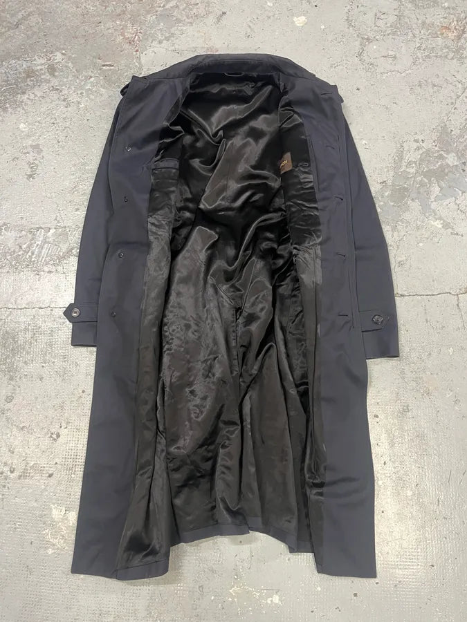 AW2004 Louis Vuitton Navy Belted Trench Jacket by Marc Jacobs TMTSUAW 6