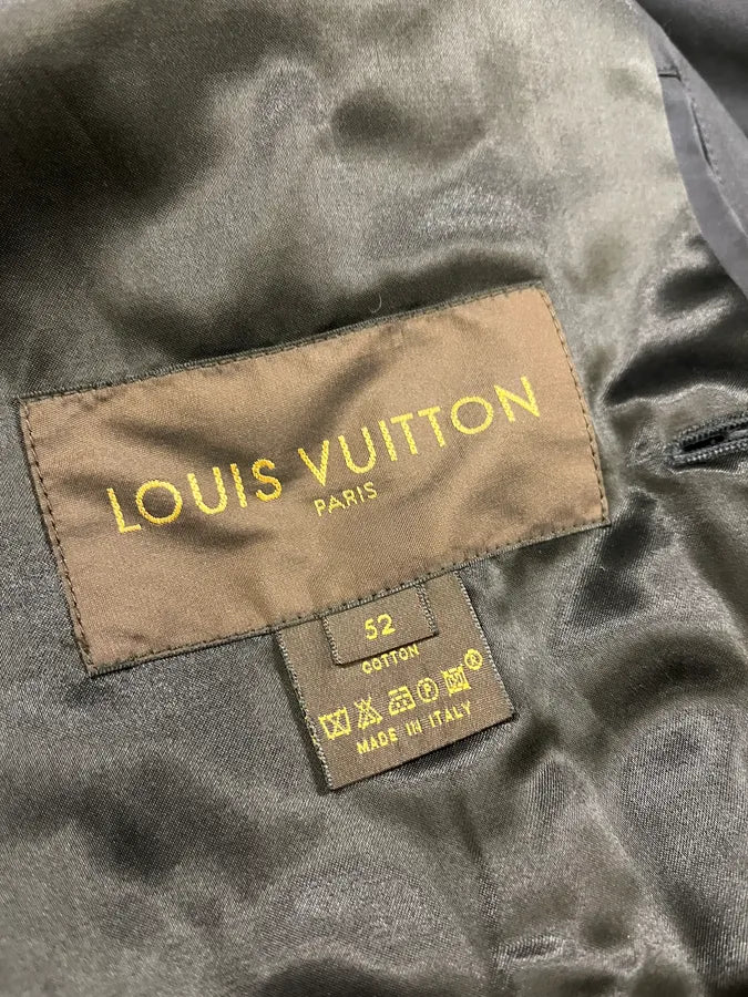 AW2004 Louis Vuitton Navy Belted Trench Jacket by Marc Jacobs TMTSUAW 7