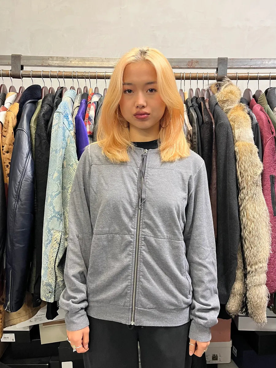 AW2004 Maison Martin Margiela Grey Zip-up Sweater wfowIdM 1