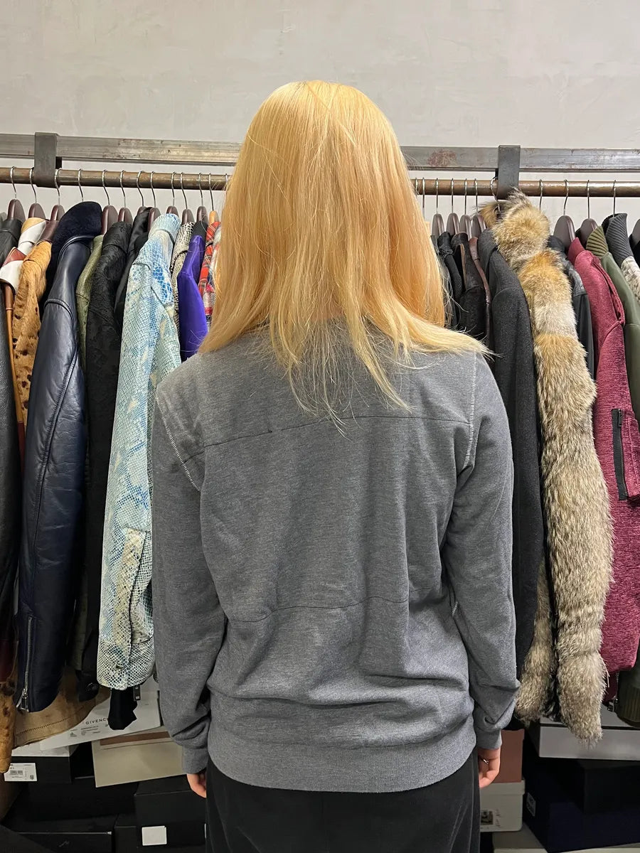 AW2004 Maison Martin Margiela Grey Zip-up Sweater wfowIdM 3