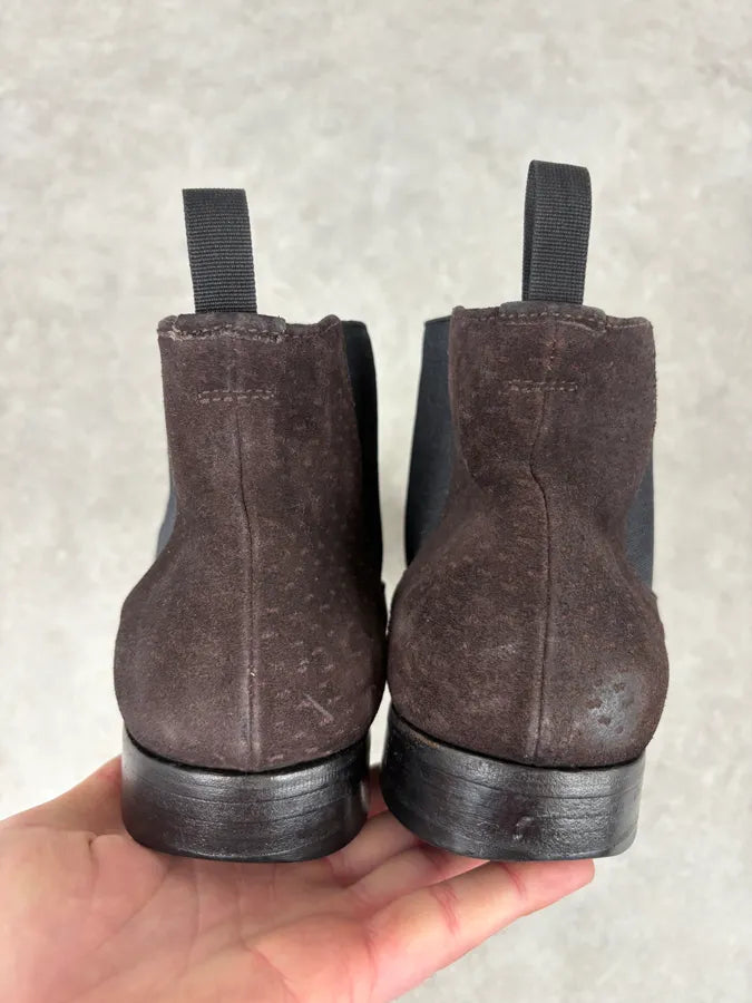 AW2004 Prada Brown Classy Leather Boots mSZIApo 6