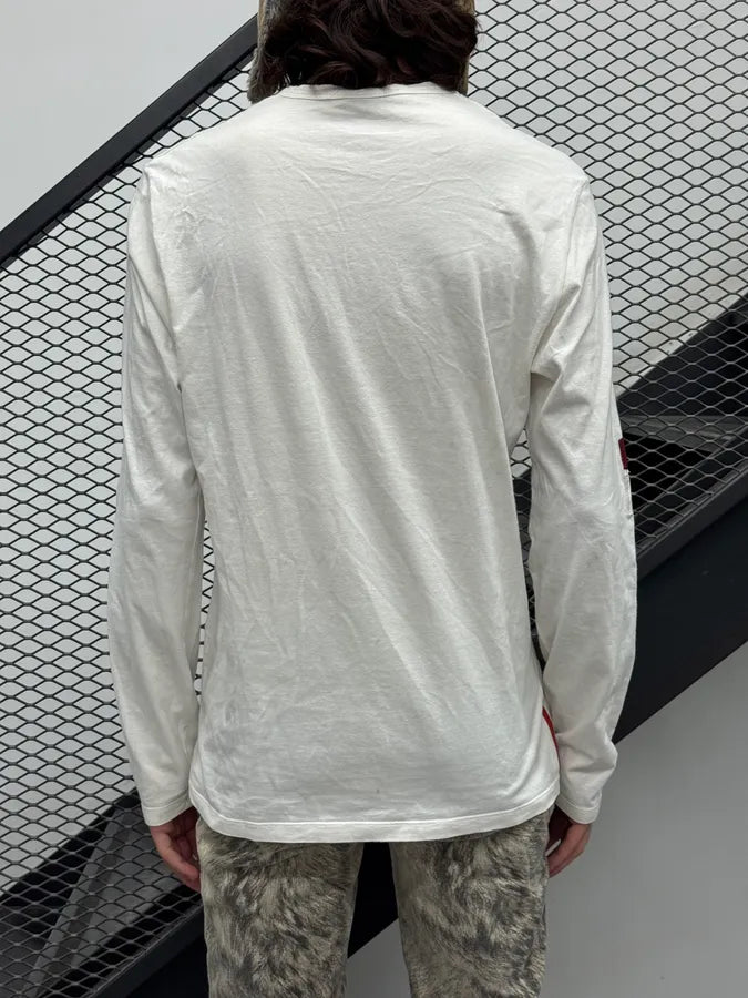 AW2004 Prada Linea Rossa Sli Mask White Longsleeve  QZwLSkt 1