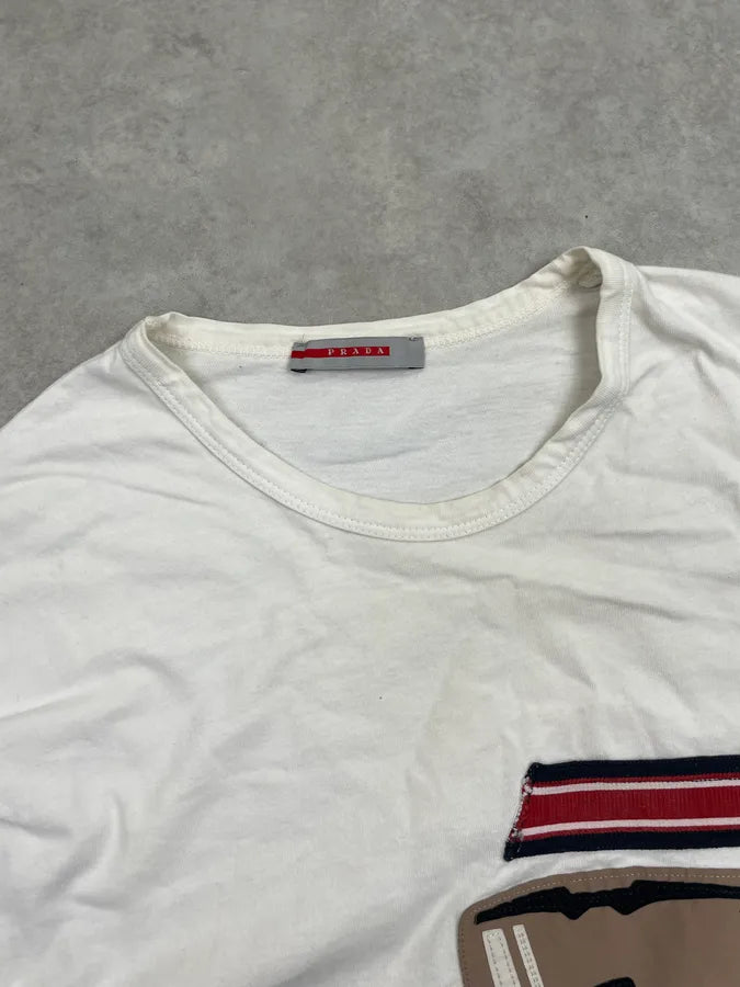 AW2004 Prada Linea Rossa Sli Mask White Longsleeve  QZwLSkt 4