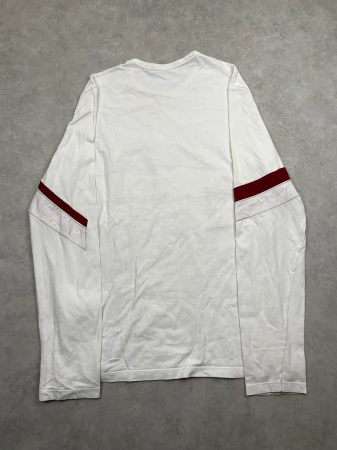 AW2004 Prada Linea Rossa Sli Mask White Longsleeve  QZwLSkt 5