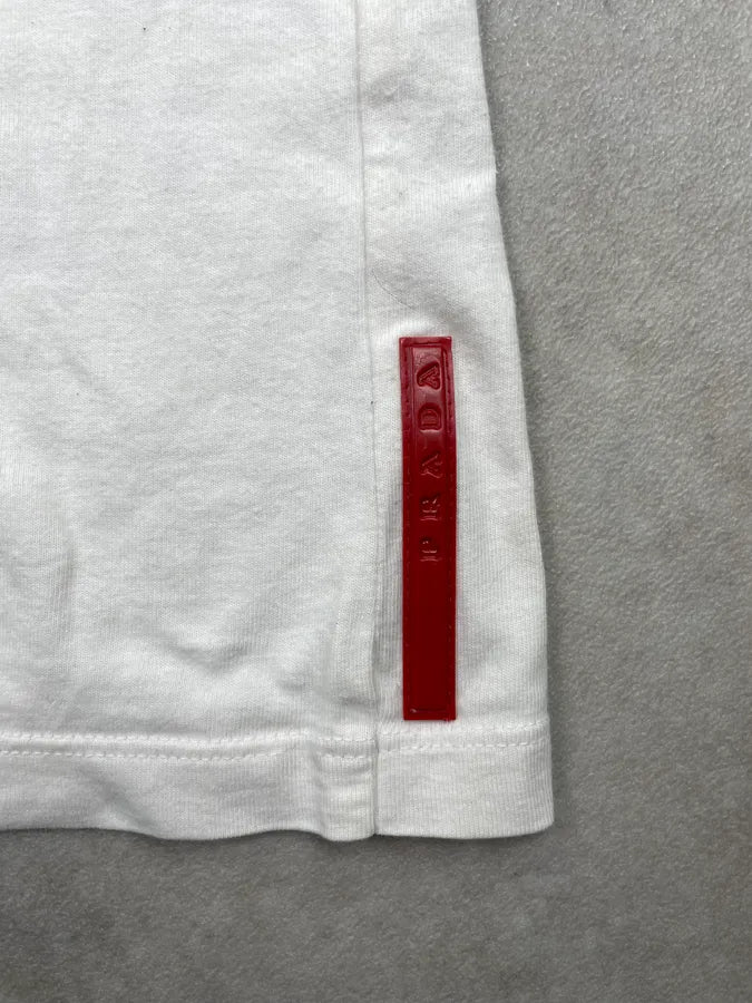 AW2004 Prada Linea Rossa Sli Mask White Longsleeve  QZwLSkt 6