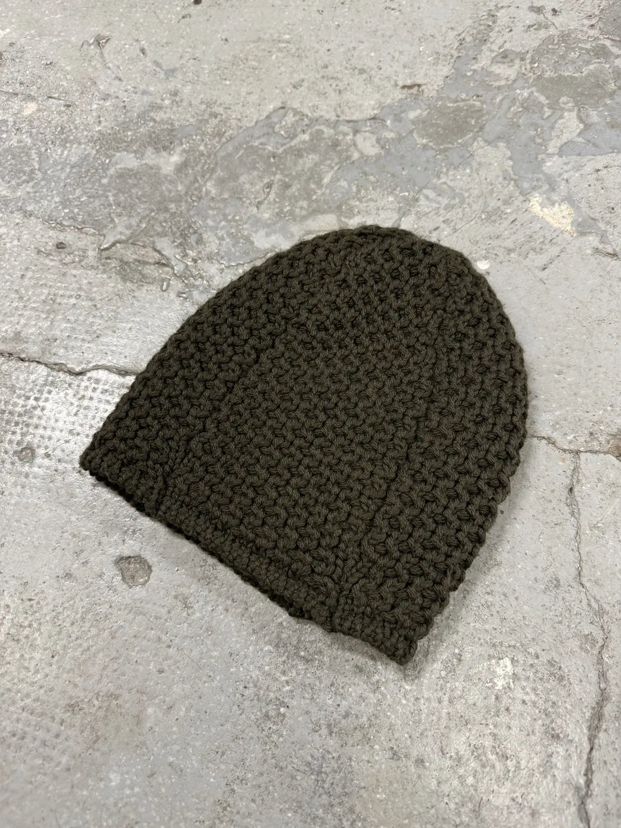 AW2004 Prada Olive Wool Hat (OS) 3