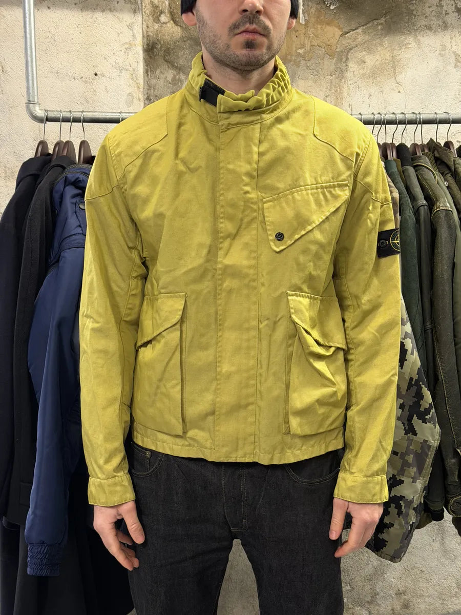 AW2004 Stone Island Yellow Lino Flax Jacket AEdKQgK 1