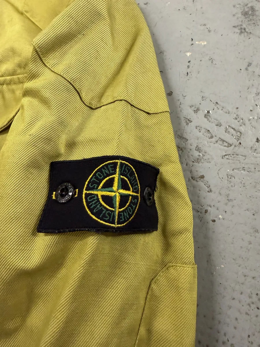 AW2004 Stone Island Yellow Lino Flax Jacket AEdKQgK 8