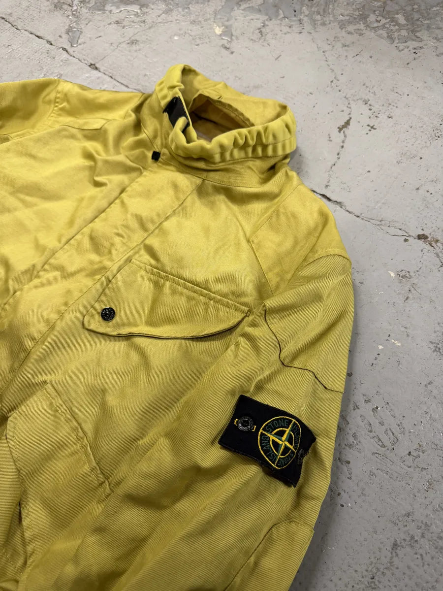 AW2004 Stone Island Yellow Lino Flax Jacket AEdKQgK 9
