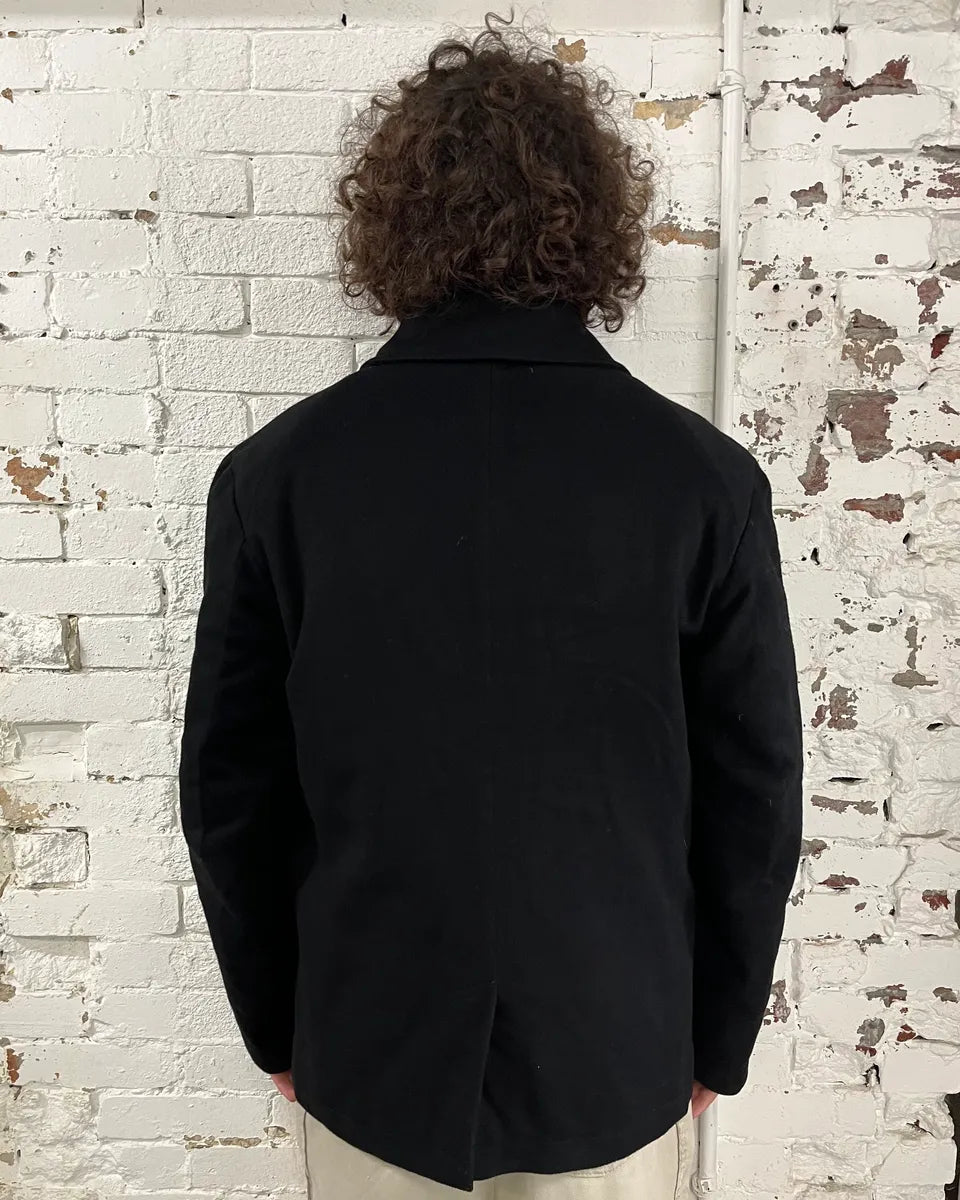 AW2005 Alexander McQueen Black Wool Double-Breasted Coat  yndNUVc 2