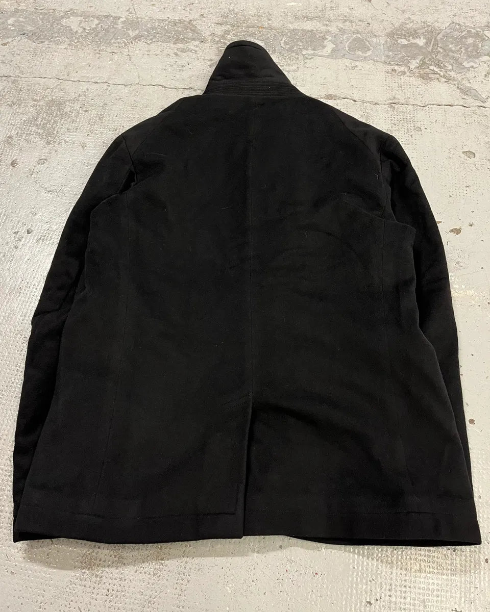 AW2005 Alexander McQueen Black Wool Double-Breasted Coat  yndNUVc 6