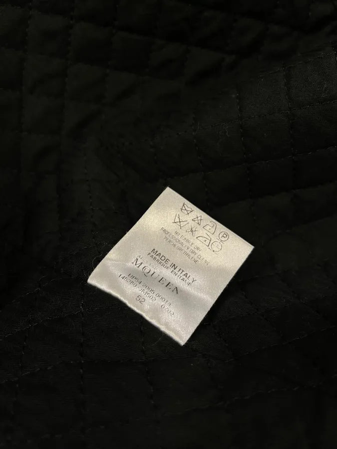 AW2005 Alexander McQueen Black Wool Double-Breasted Coat  yndNUVc 9