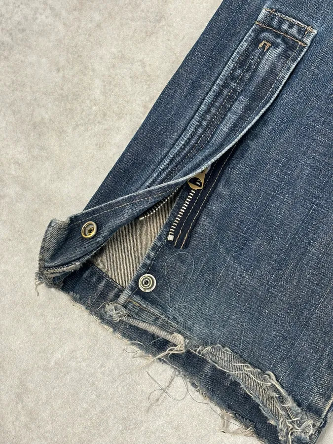 AW2005 Armani Blue Cargo Denim Jeans hhUFwpi 10