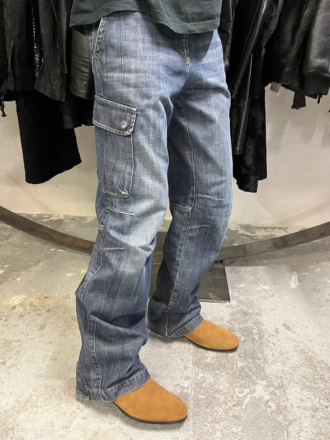 AW2005 Armani Cargo Denim Jeans (M) qiNFOyH 0