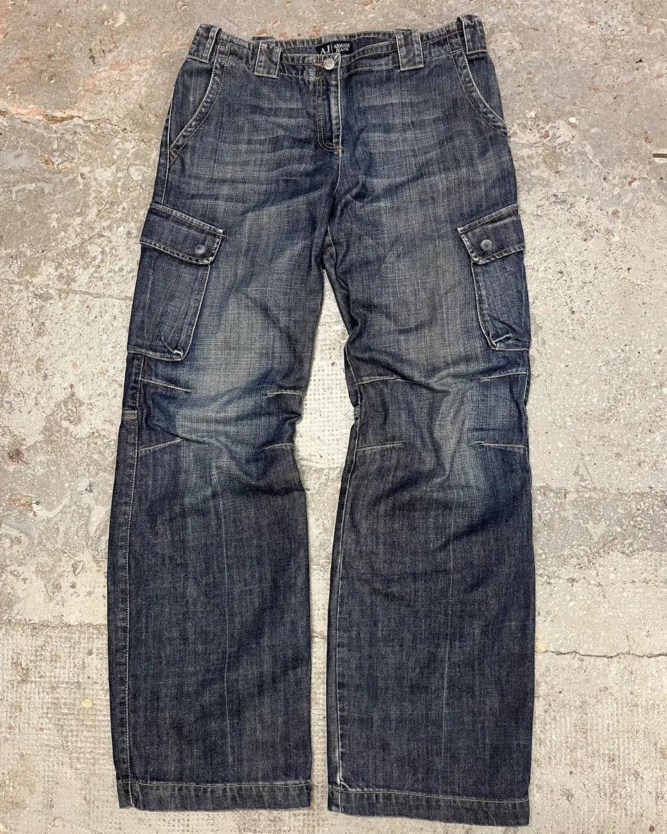 AW2005 Armani Cargo Denim Jeans (M) qiNFOyH 1