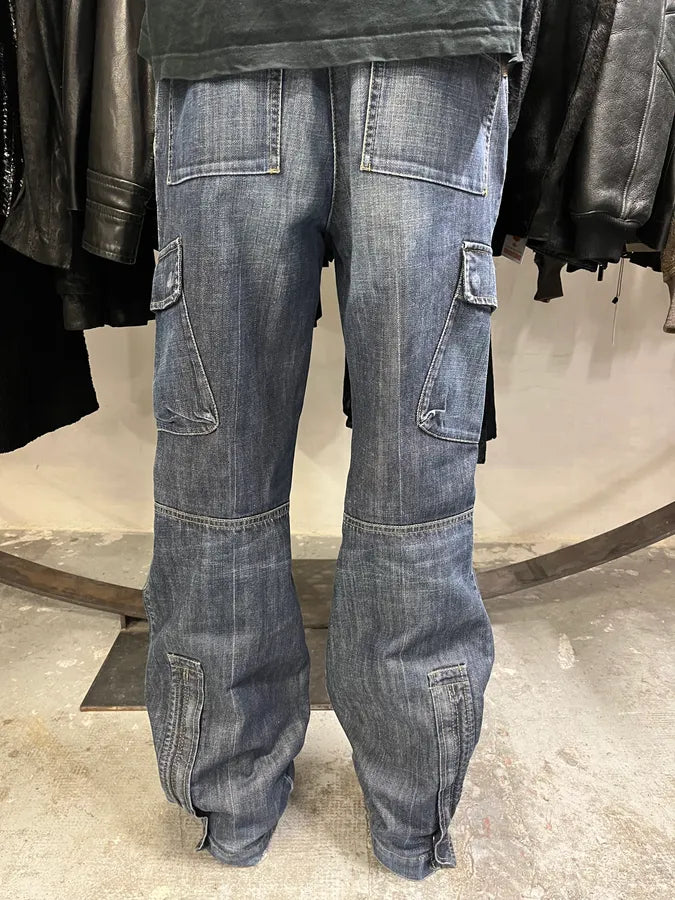 AW2005 Armani Cargo Denim Jeans (M) qiNFOyH 3