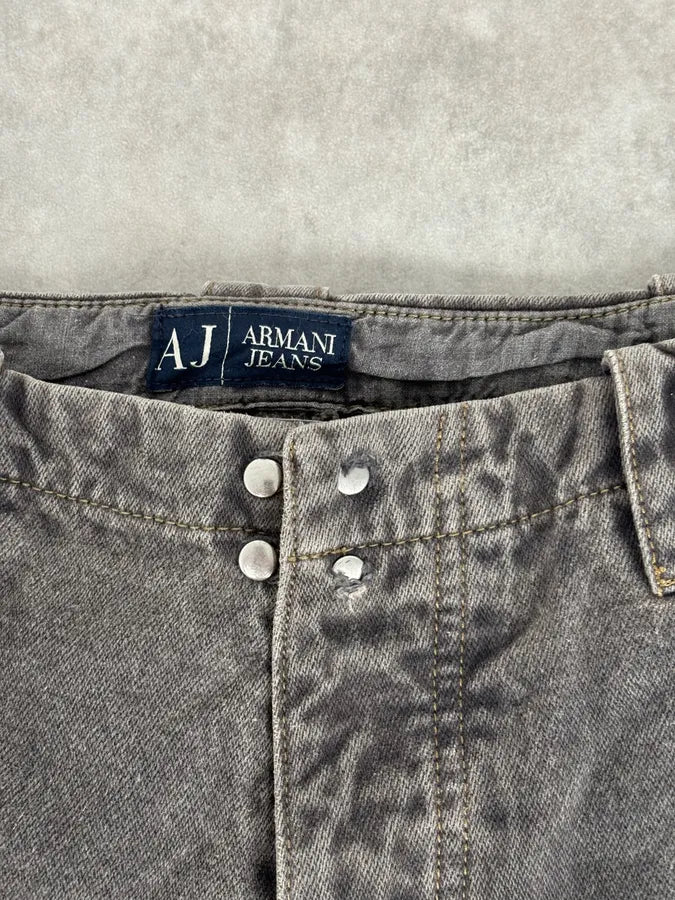AW2005 Armani Grey Utility Cargo Pants xOQYnAr 8