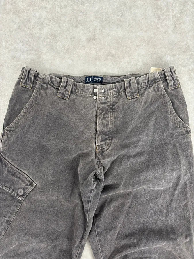 AW2005 Armani Grey Utility Cargo Pants xOQYnAr 4