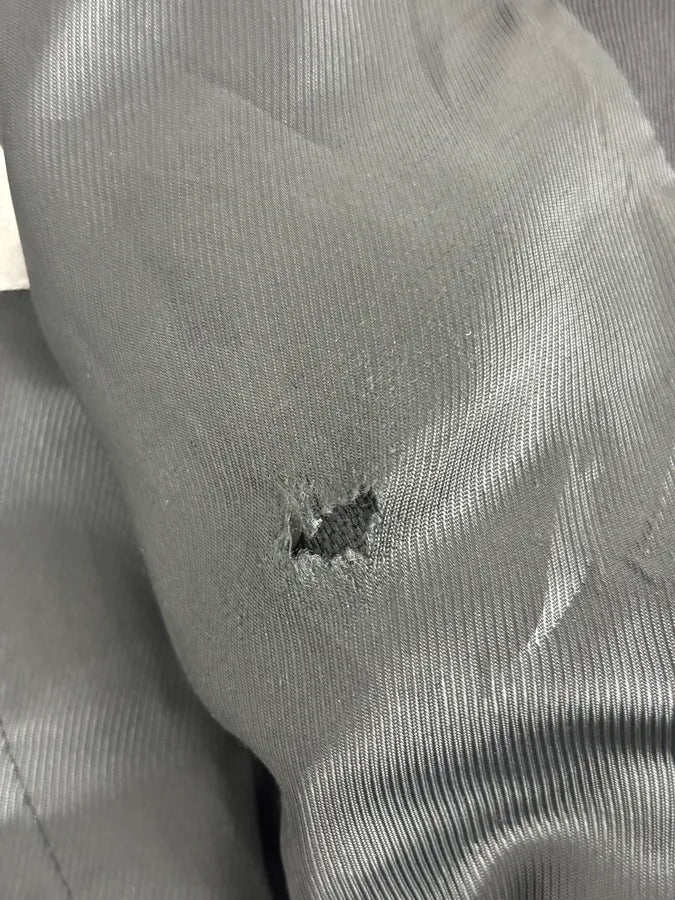 AW2005 Balenciaga Long Premium Wool Black Trench Coat MpVIRgZ 10