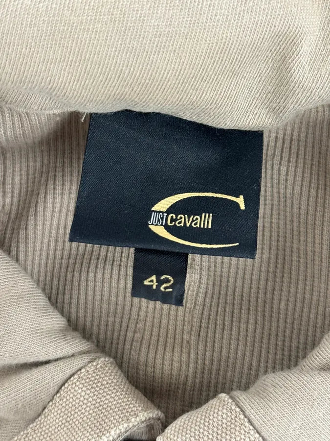 AW2005 Cavalli Beige Cargo Polo Shirt lxdbZKr 10