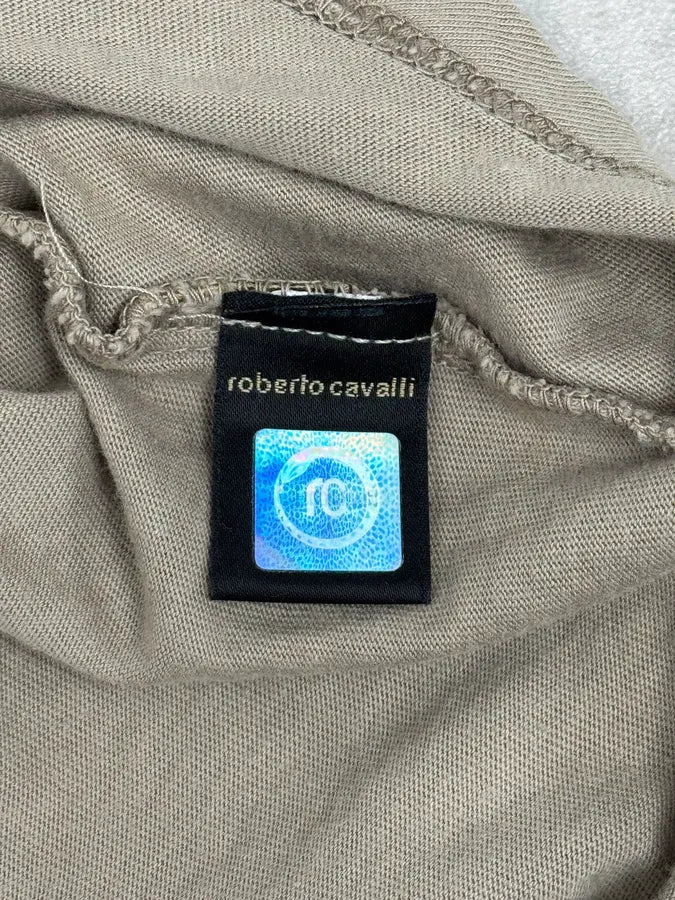 AW2005 Cavalli Beige Cargo Polo Shirt lxdbZKr 11